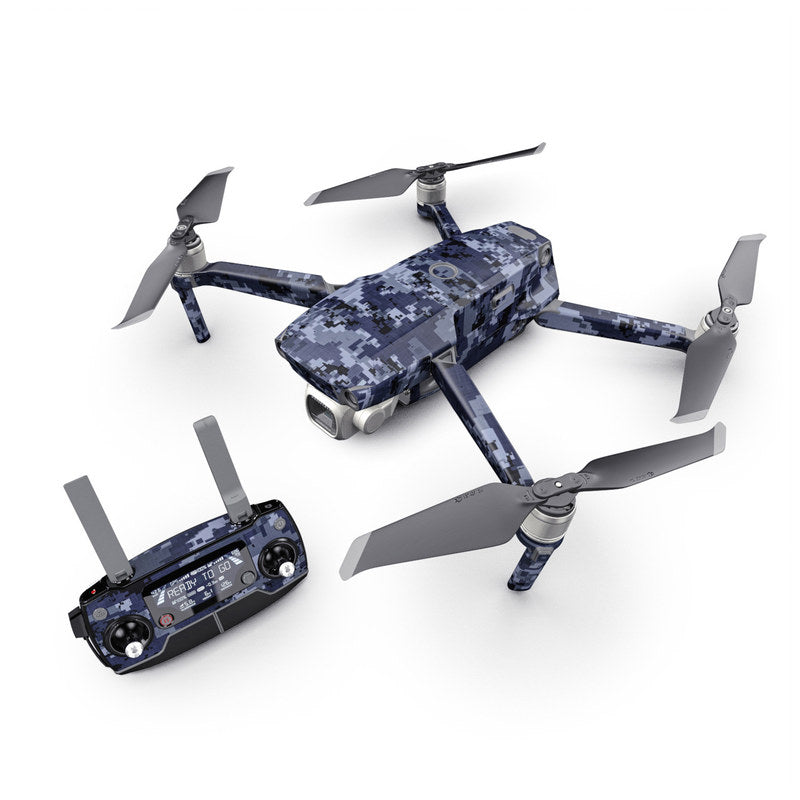 Digital Navy Camo - DJI Mavic 2 Skin