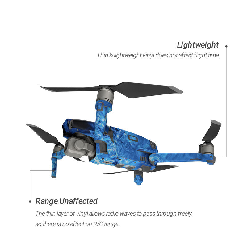 Blue Quantum Waves - DJI Mavic 2 Skin