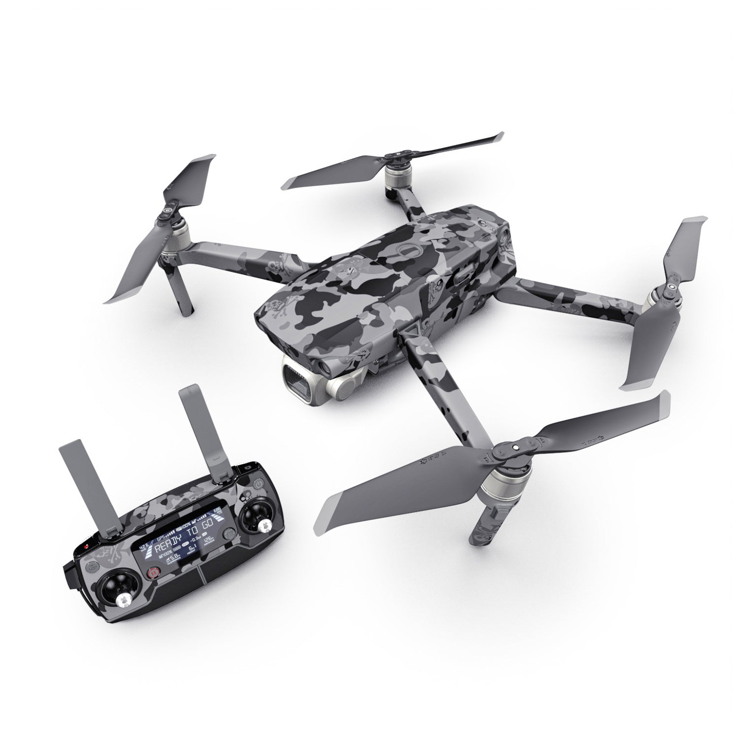 SOFLETE Black Multicam - DJI Mavic 2 Skin
