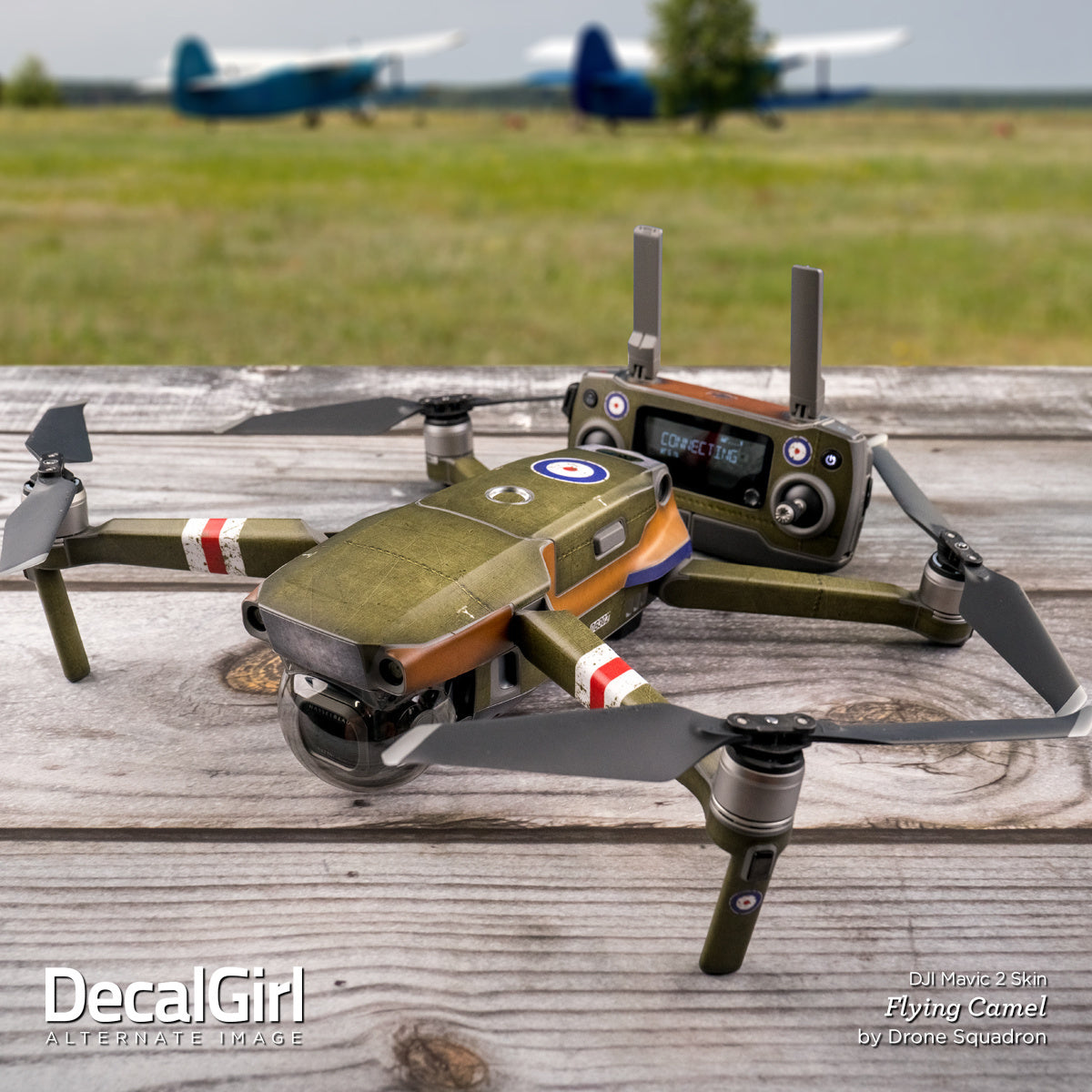 Solid State Black - DJI Mavic 2 Skin