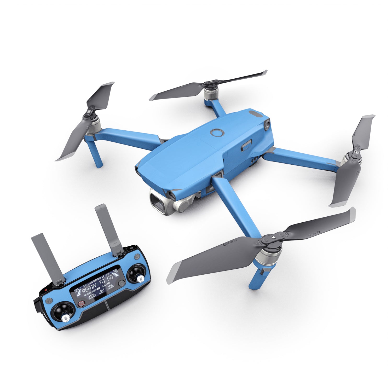 Solid State Blue - DJI Mavic 2 Skin