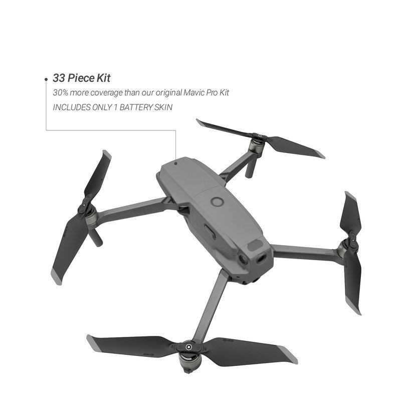 Solid State Grey - DJI Mavic 2 Skin