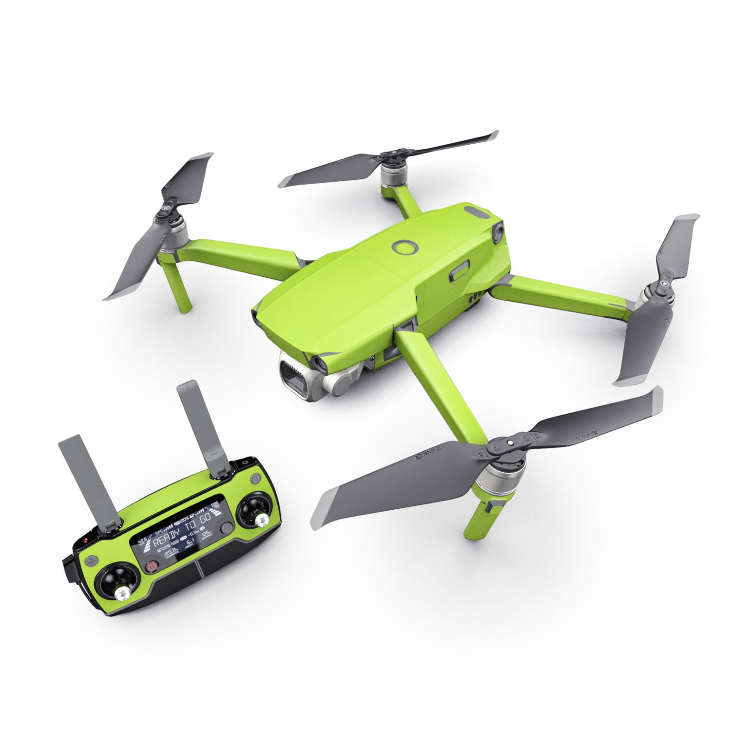 Solid State Lime - DJI Mavic 2 Skin