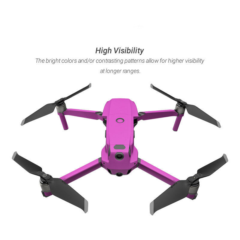 Solid State Vibrant Pink - DJI Mavic 2 Skin