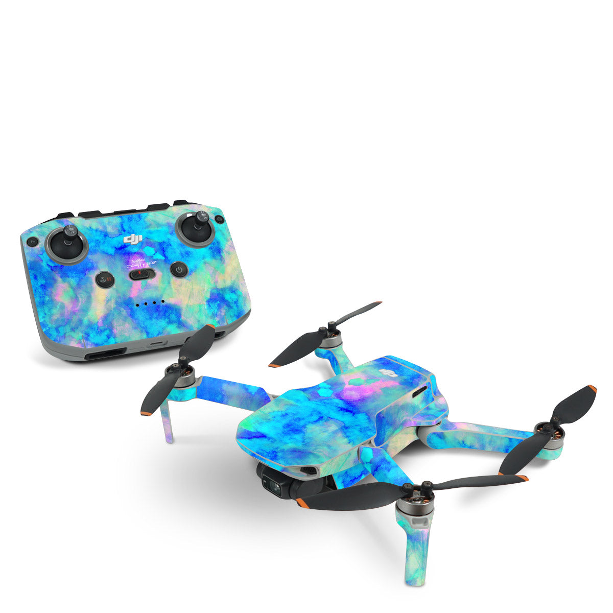 Electrify Ice Blue - DJI Mini 2 Skin