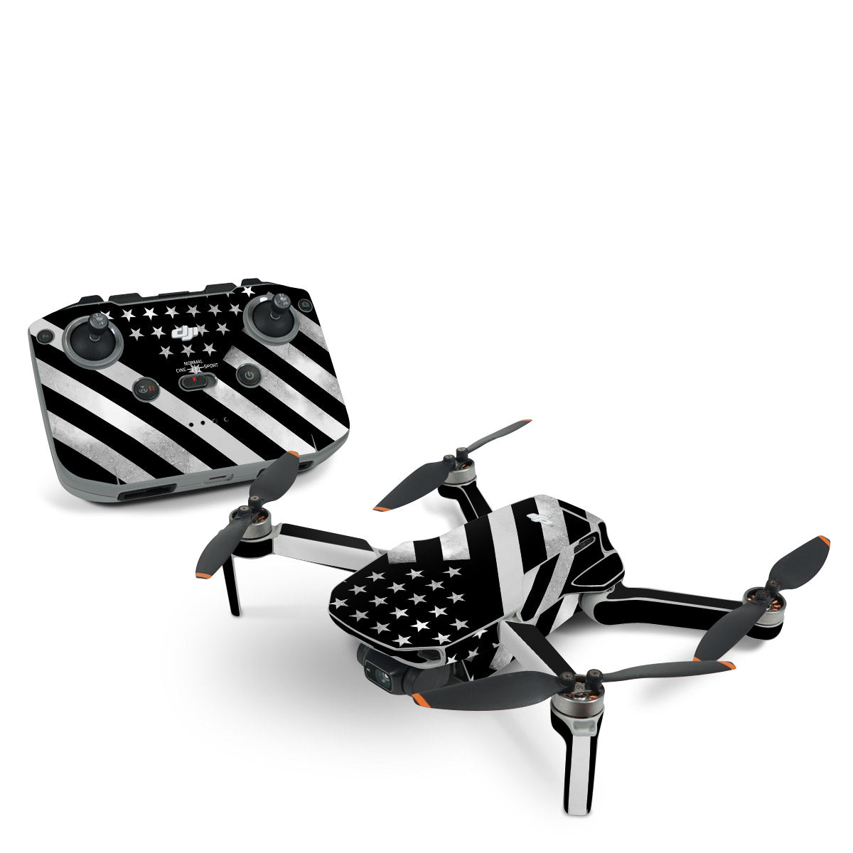 Thin White Line Hero - DJI Mini 2 Skin