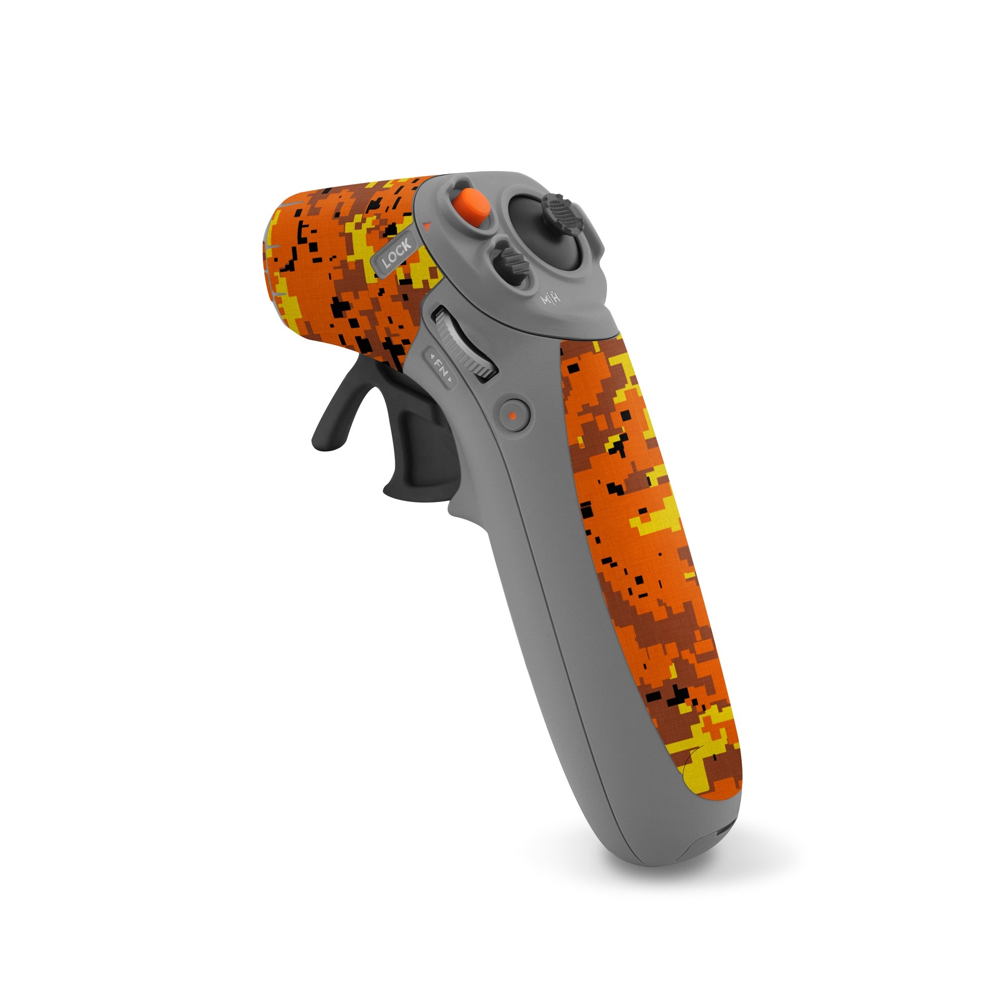 Digital Orange Camo - DJI Motion Controller 2 Skin