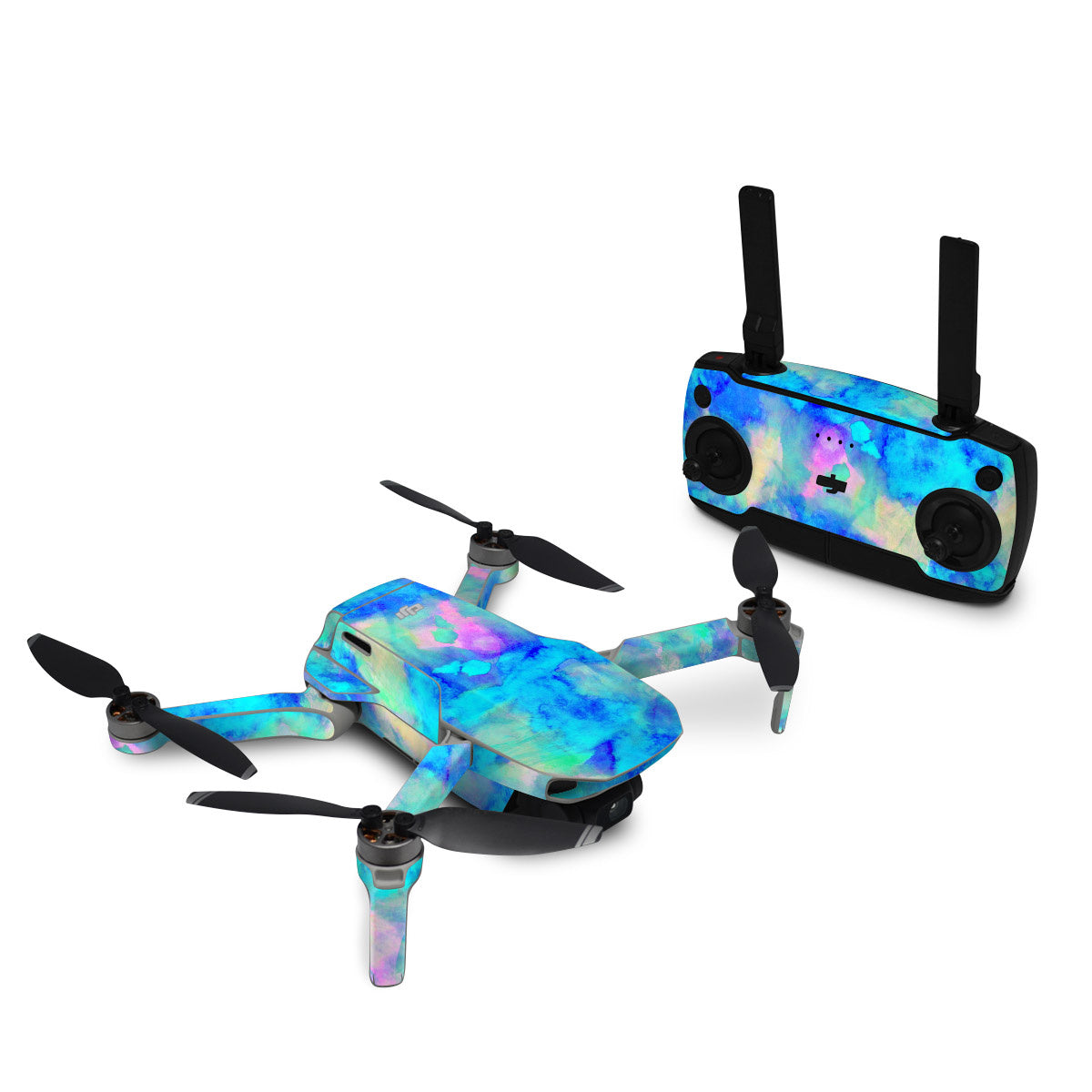 Electrify Ice Blue - DJI Mini SE Skin