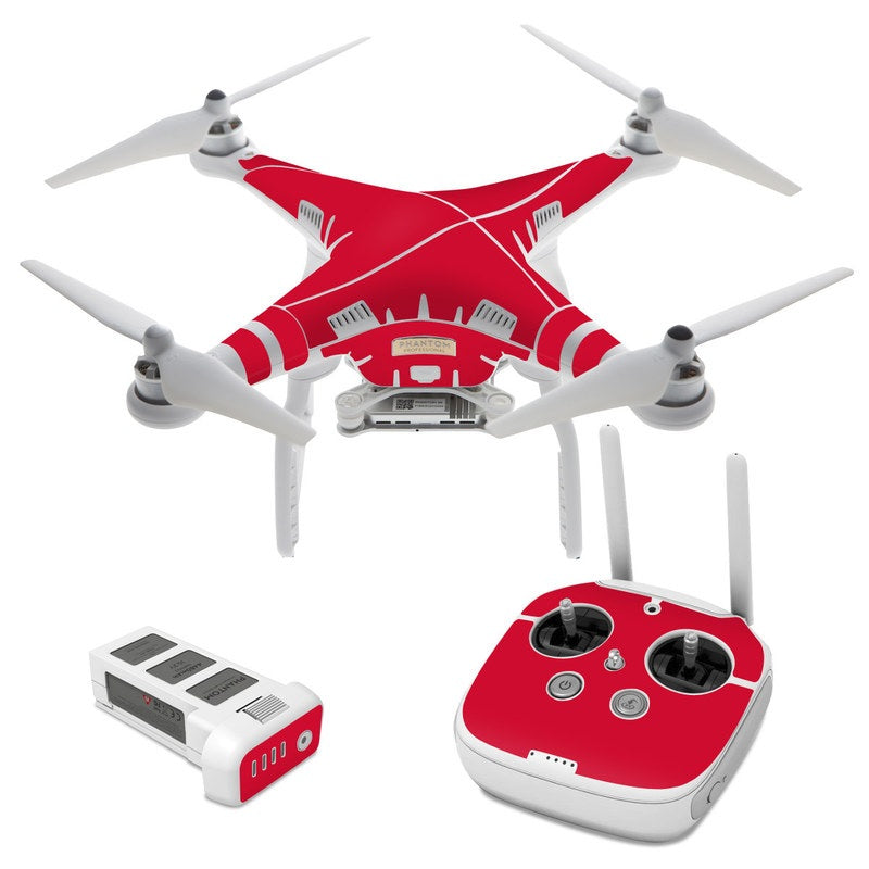 Solid State Red - DJI Phantom 3 Skin