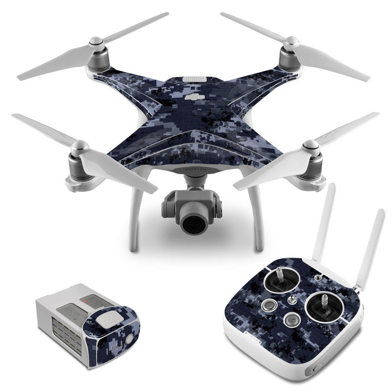 Digital Navy Camo - DJI Phantom 4 Skin