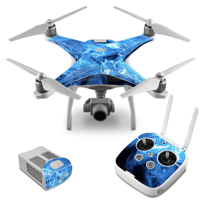 Blue Quantum Waves - DJI Phantom 4 Skin
