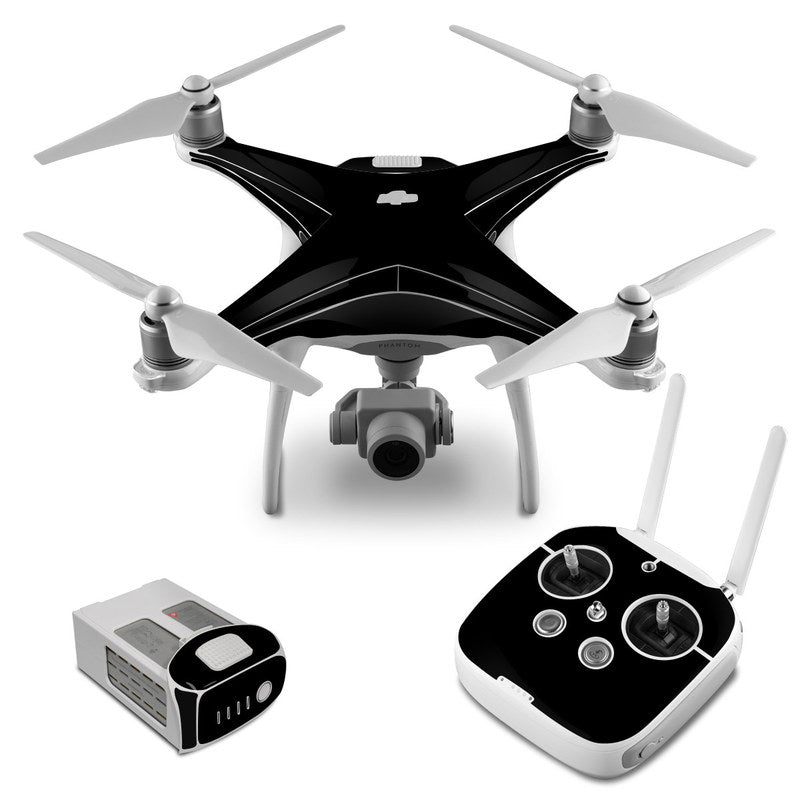 Solid State Black - DJI Phantom 4 Skin