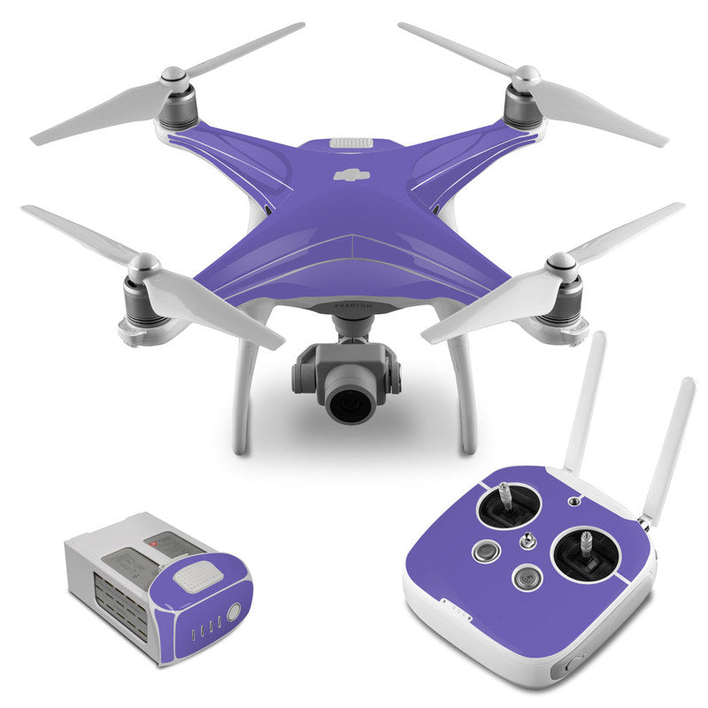Solid State Purple - DJI Phantom 4 Skin