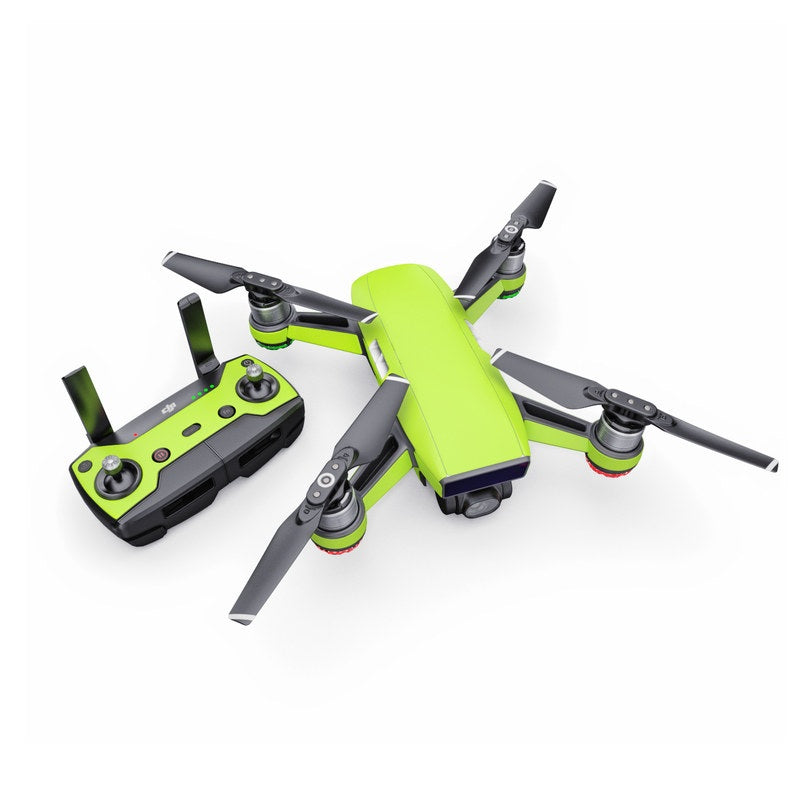 Solid State Lime - DJI Spark Skin