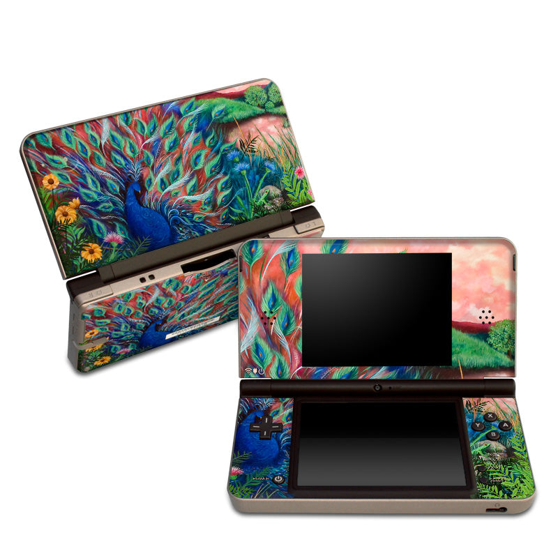 Coral Peacock - Nintendo DSi XL Skin