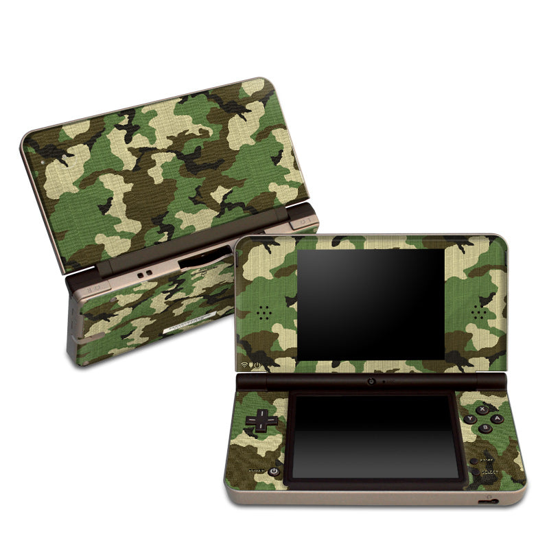 Woodland Camo - Nintendo DSi XL Skin
