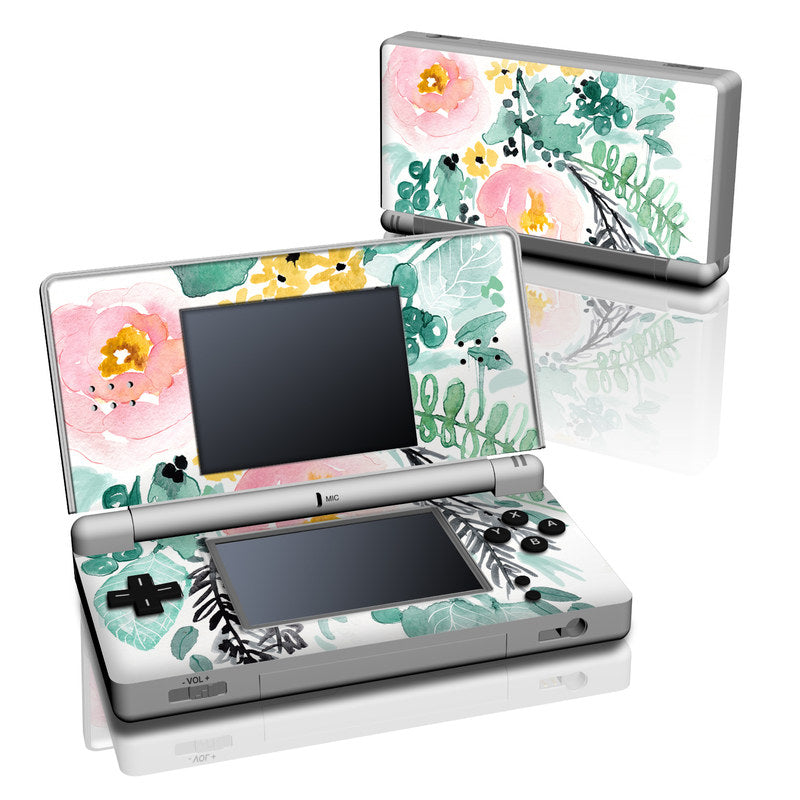 Blushed Flowers - Nintendo DS Lite Skin