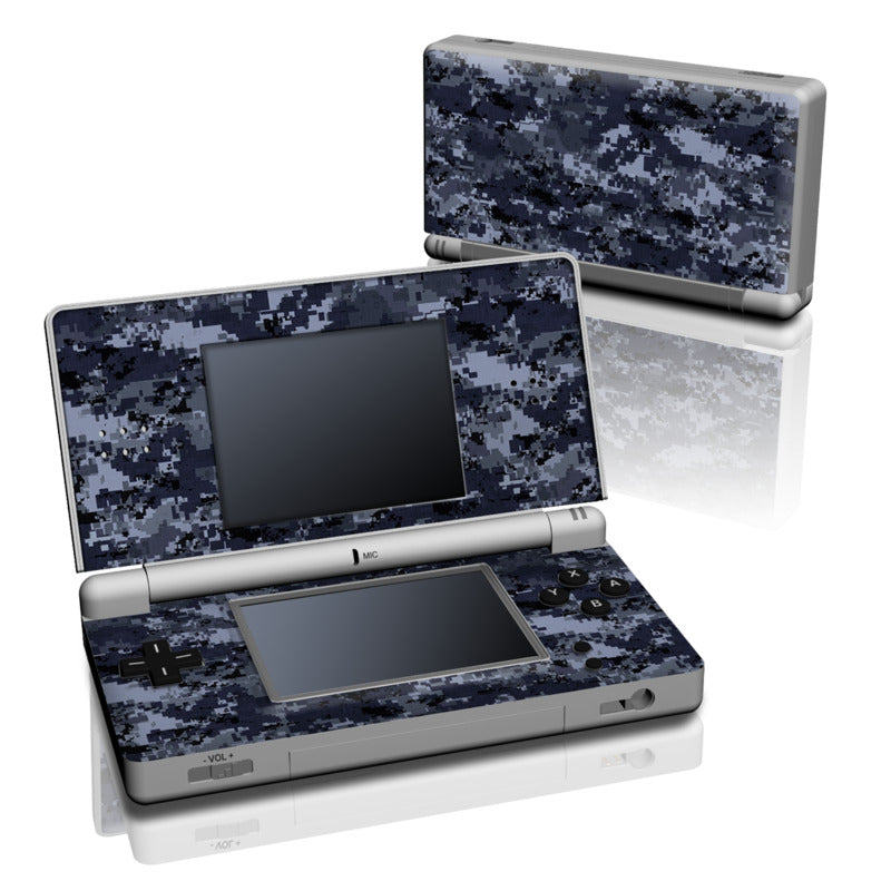 Digital Navy Camo - Nintendo DS Lite Skin