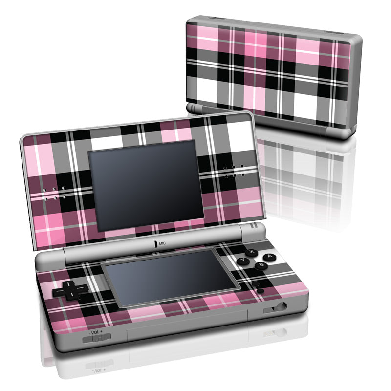 Pink Plaid - Nintendo DS Lite Skin