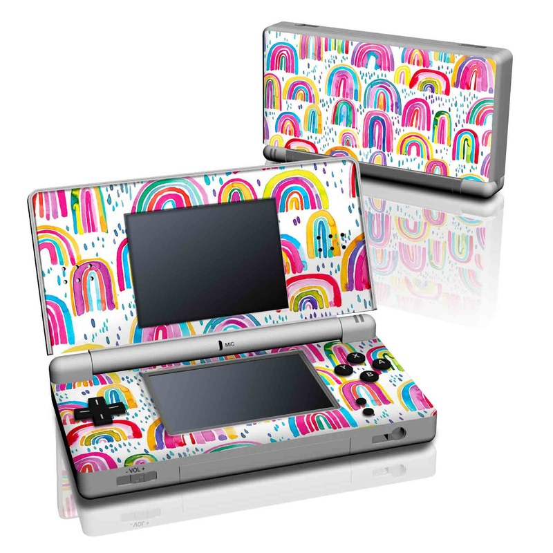 Watercolor Rainbows - Nintendo DS Lite Skin