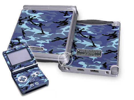 Sky Camo - Nintendo GameBoy Advance SP Skin