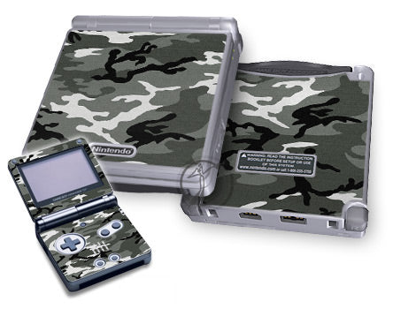 Urban Camo - Nintendo GameBoy Advance SP Skin