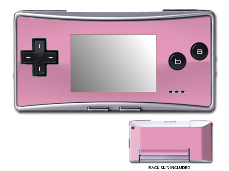 Solid State Pink - Nintendo GameBoy Micro Skin