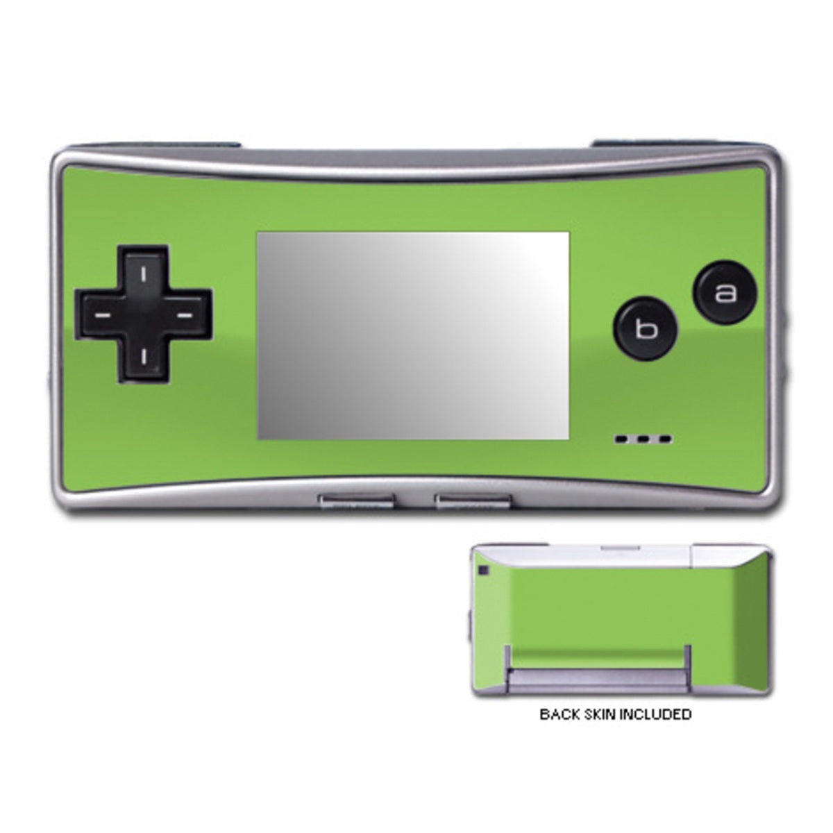 Solid State Lime - Nintendo GameBoy Micro Skin