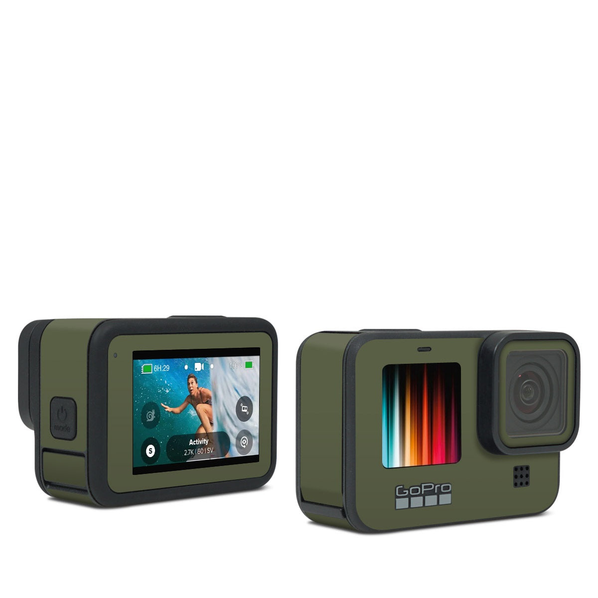 Solid State Olive Drab - GoPro Hero Black Skin