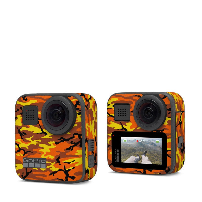 Orange Camo - GoPro Max Skin