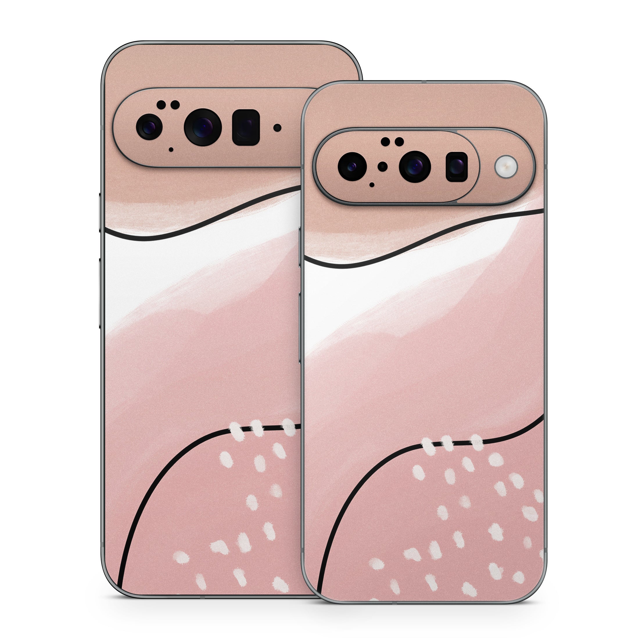 Abstract Pink and Brown - Google Pixel 10 Skin