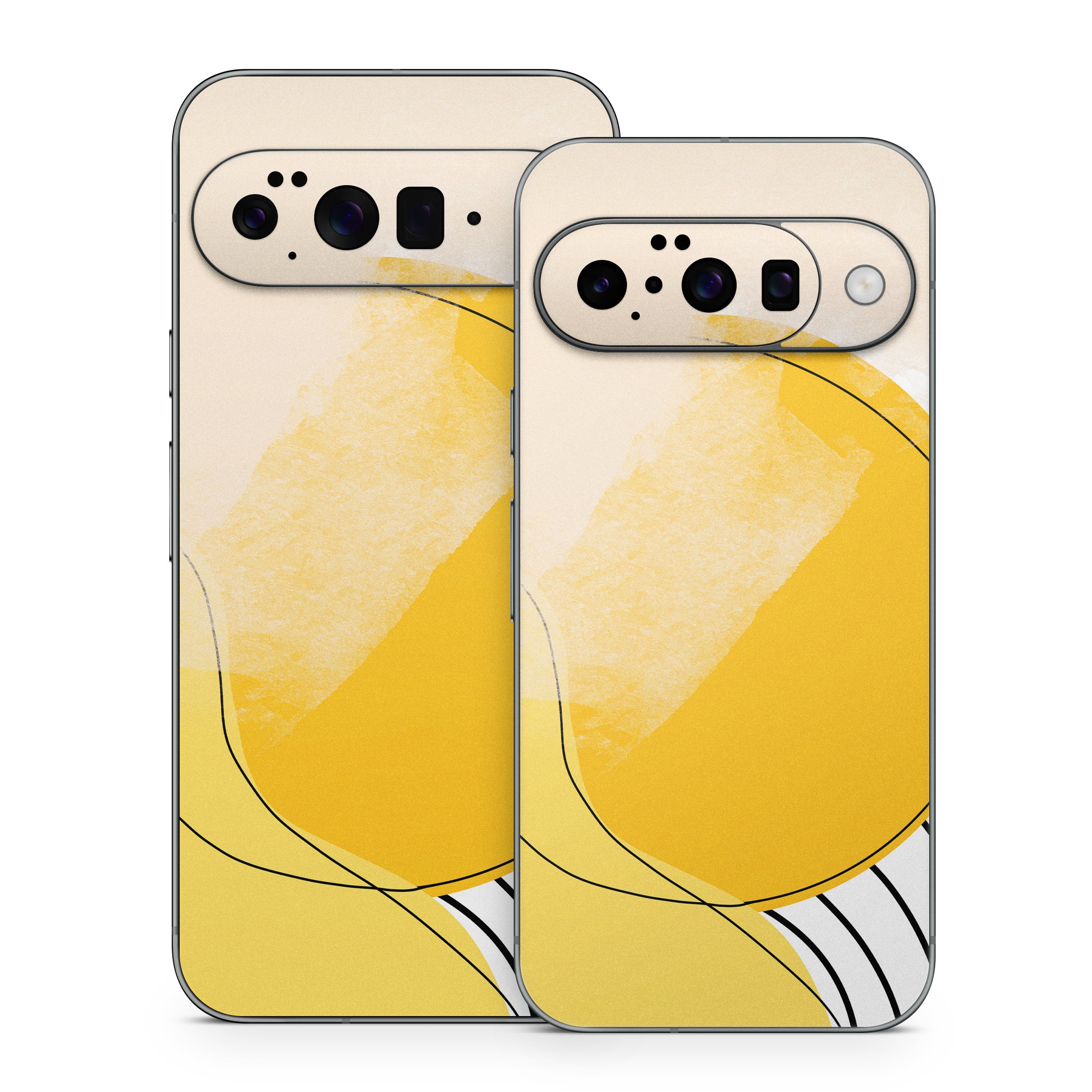 Abstract Yellow - Google Pixel 10 Skin