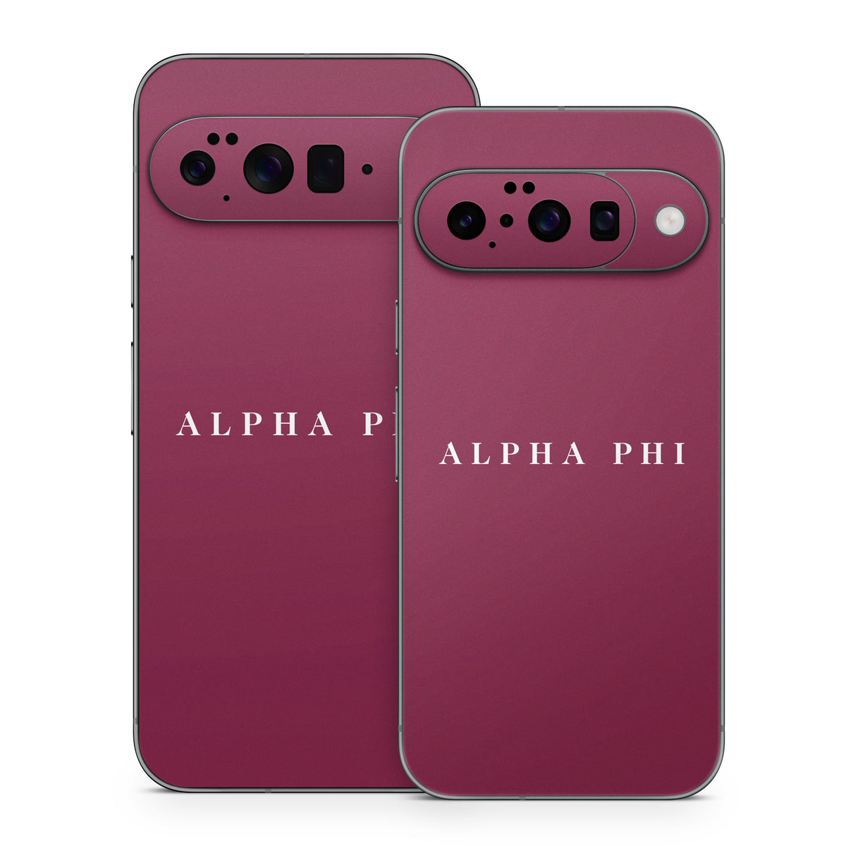 Alpha Phi Wordmark Bordeaux - Google Pixel 10 Skin