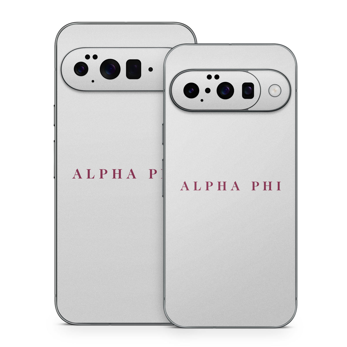 Alpha Phi Wordmark Silver - Google Pixel 10 Skin