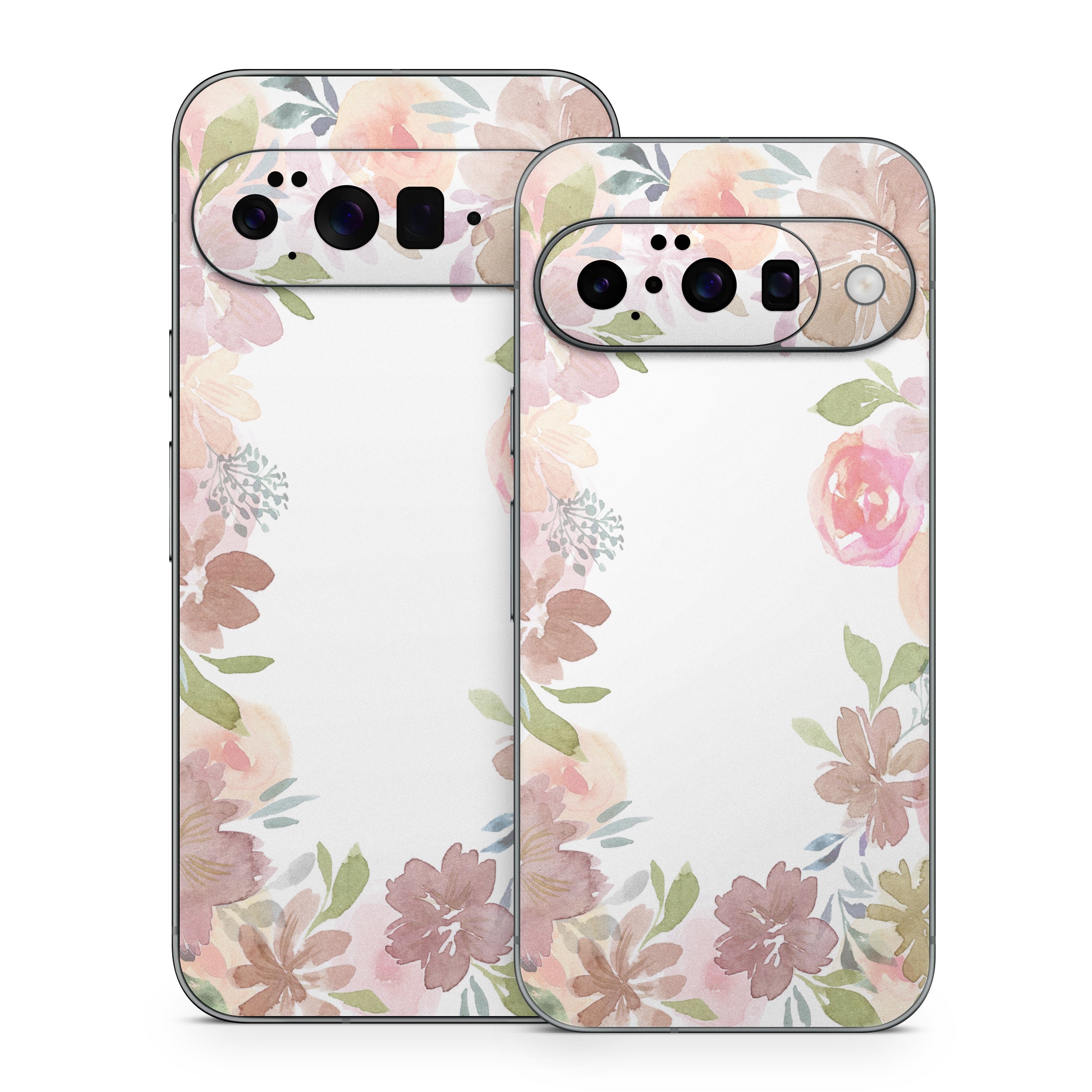 Blush Flower Frame - Google Pixel 10 Skin