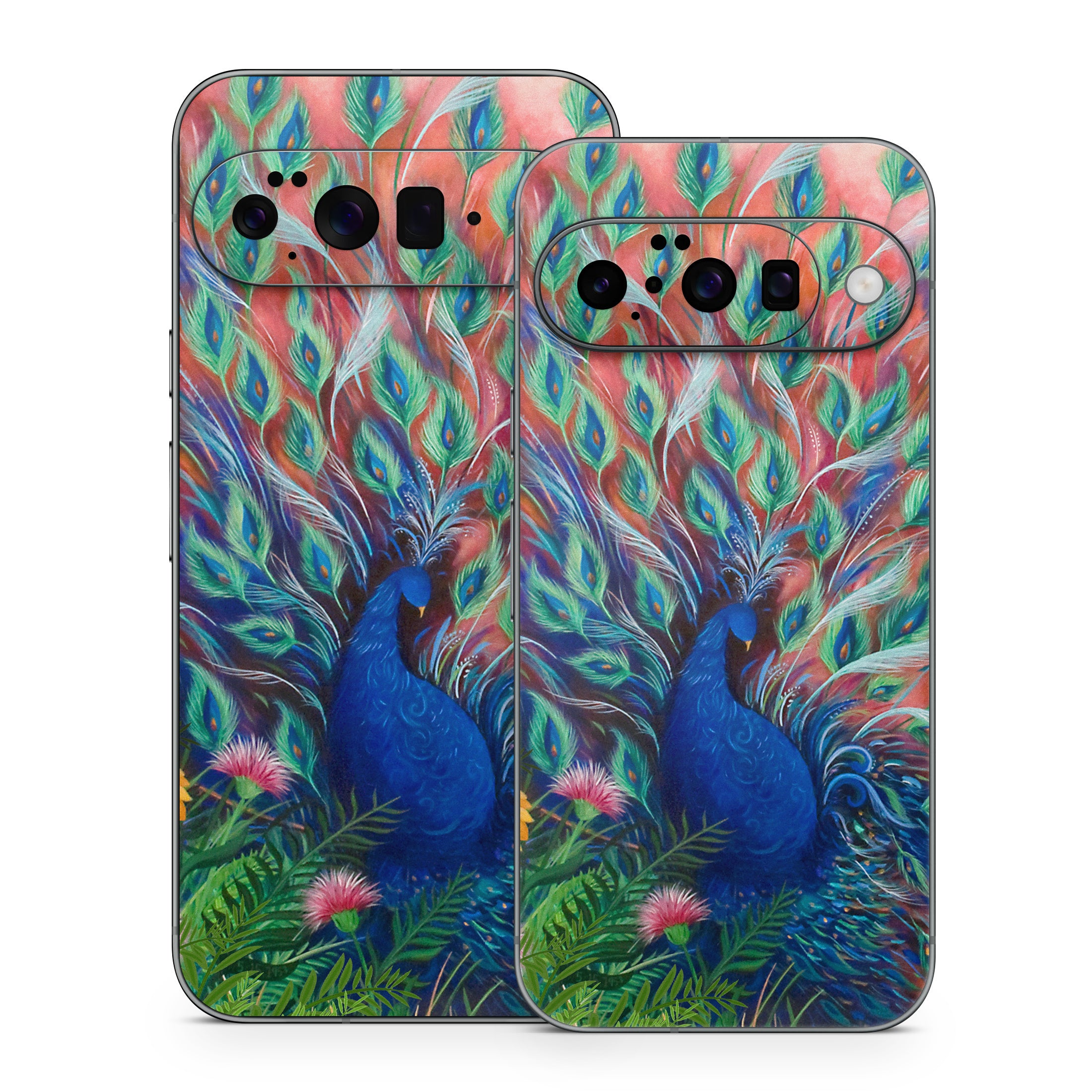 Coral Peacock - Google Pixel 10 Skin