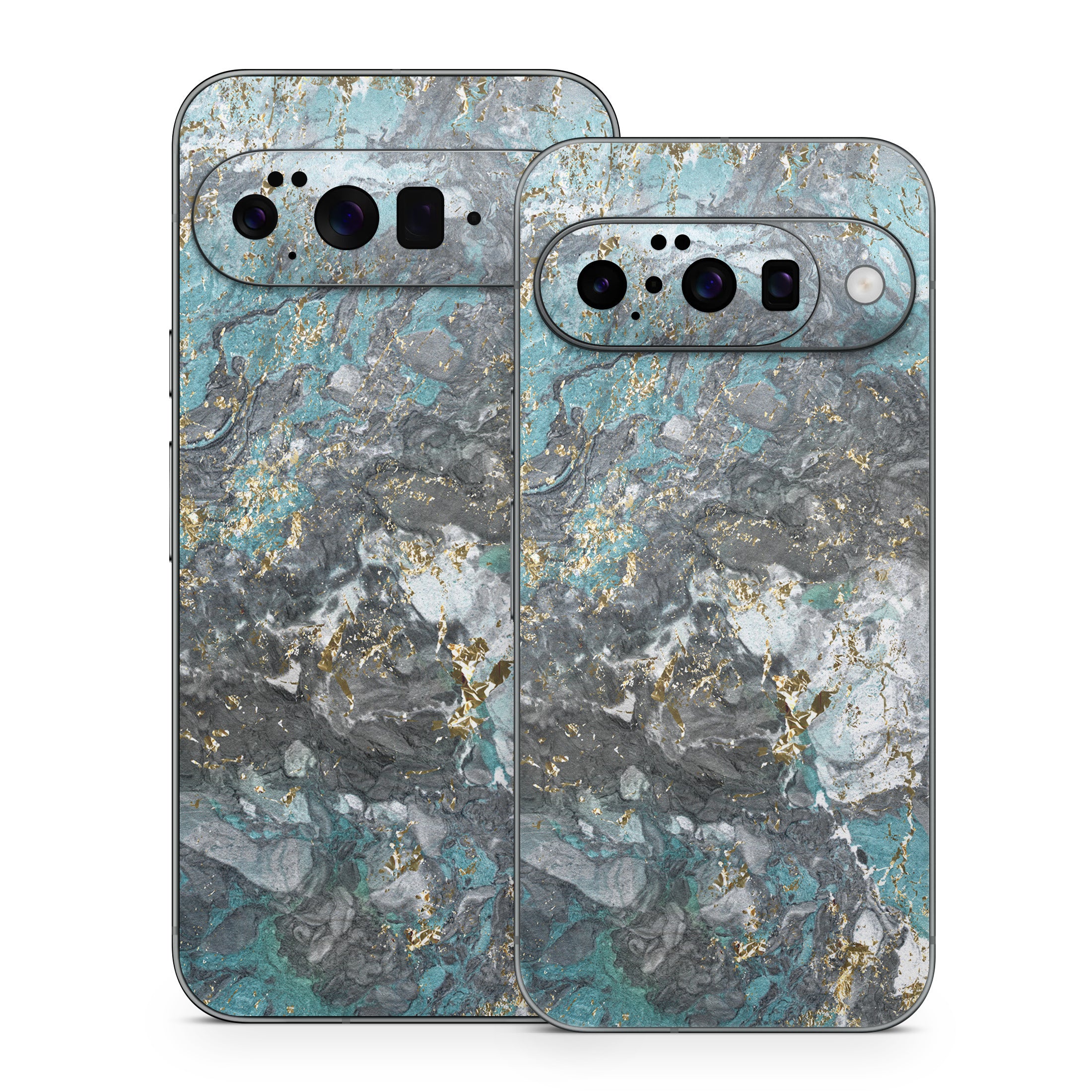 Gilded Glacier Marble - Google Pixel 10 Skin