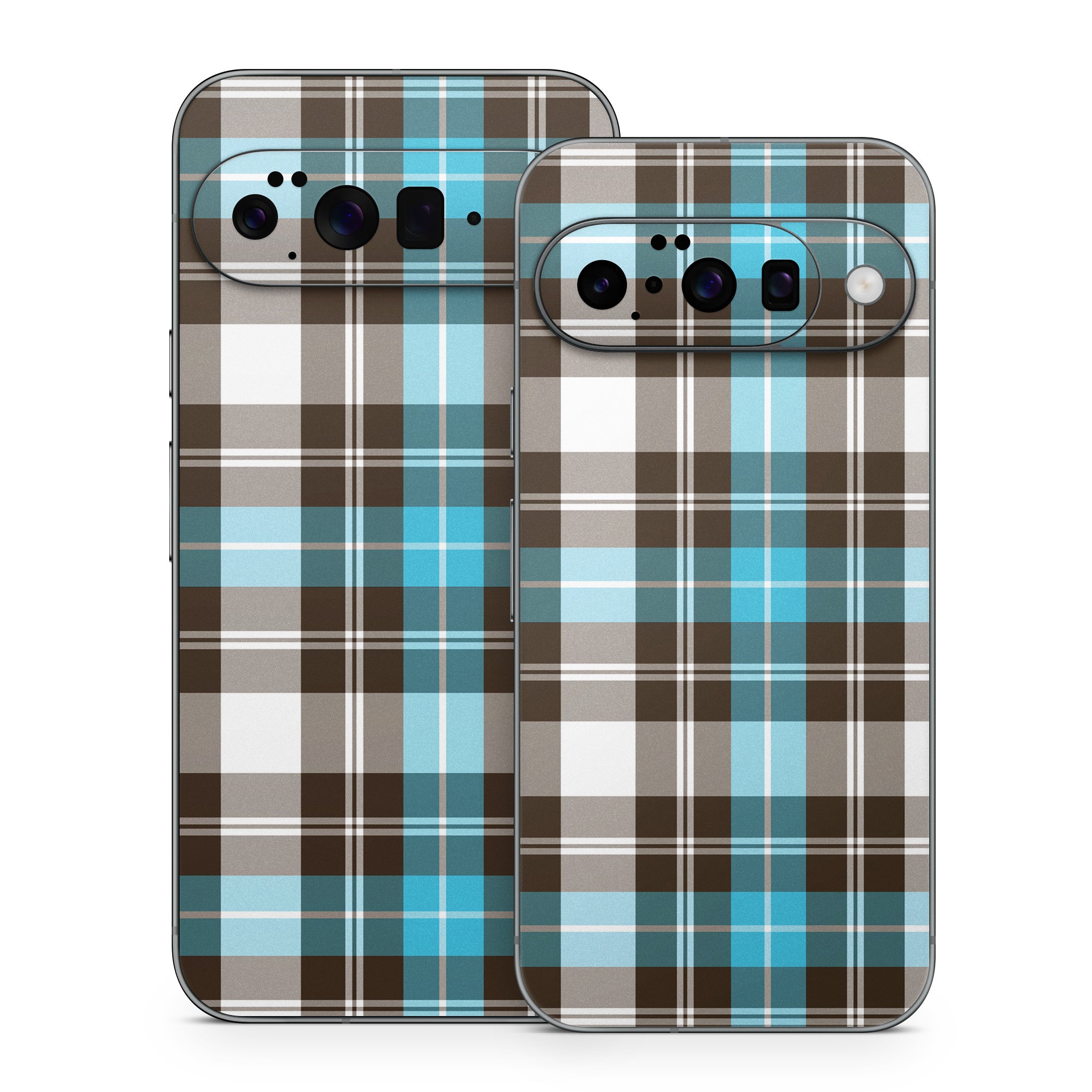Turquoise Plaid - Google Pixel 10 Skin
