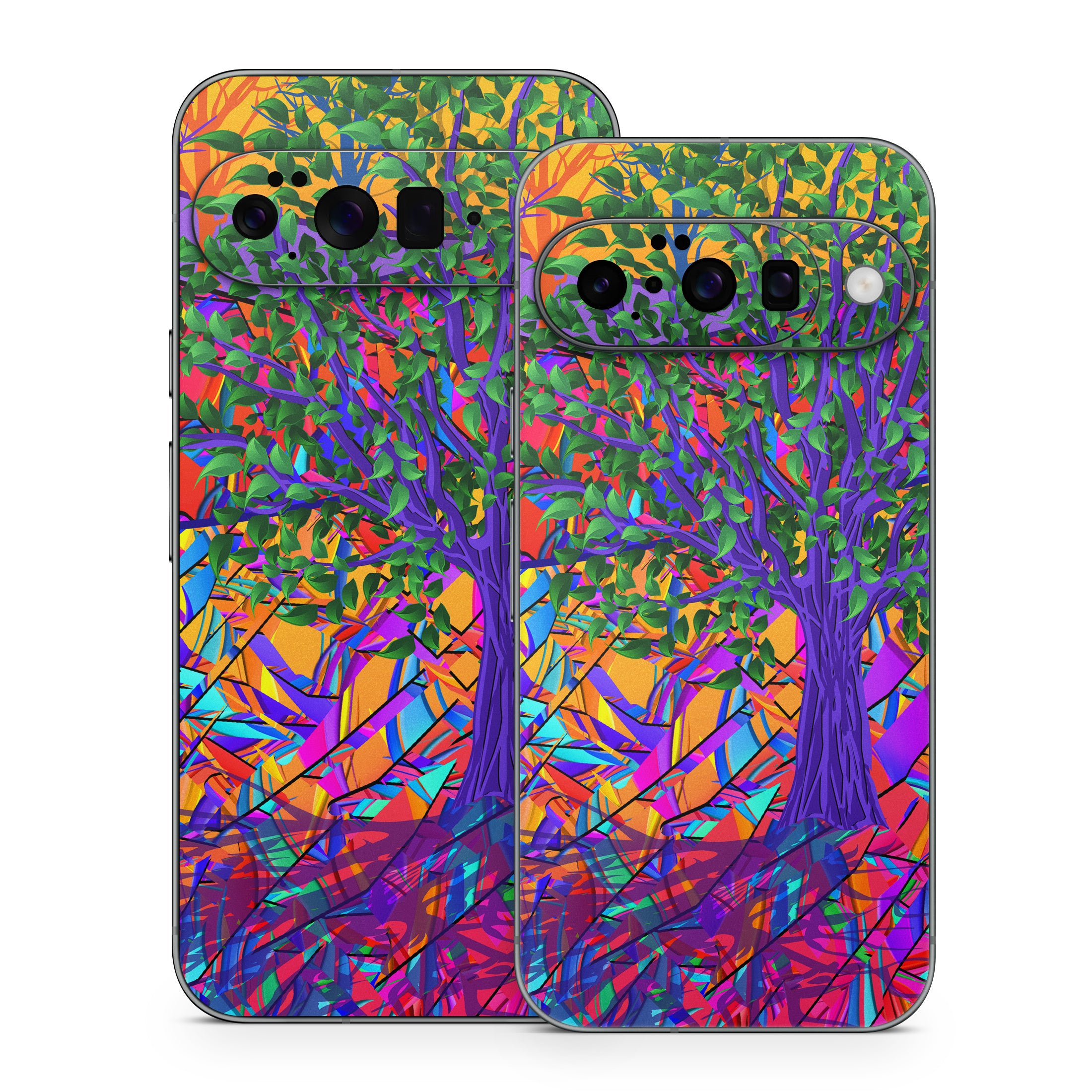 Stained Glass Tree - Google Pixel 10 Skin