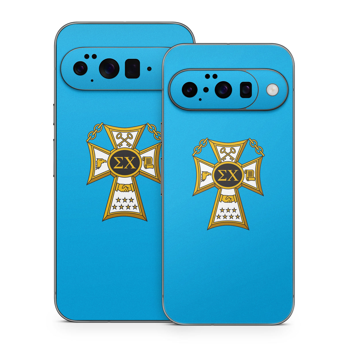 Sigma Chi Badge Blue - Google Pixel 10 Skin