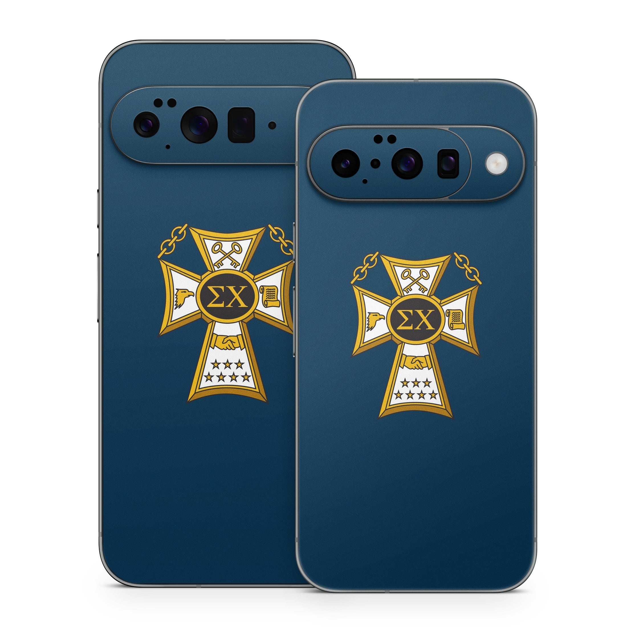 Sigma Chi Badge Navy - Google Pixel 10 Skin