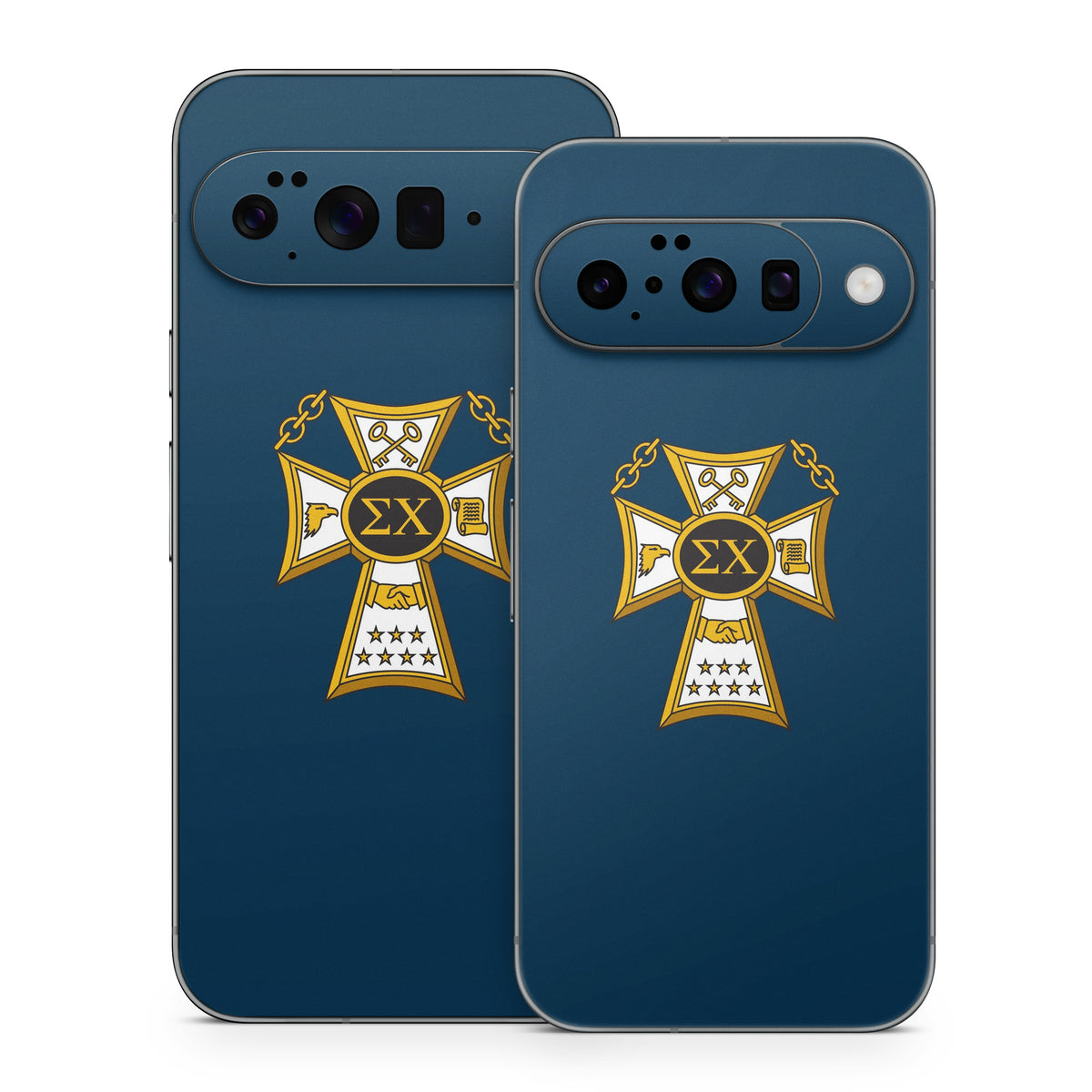 Sigma Chi Badge Navy - Google Pixel 10 Skin