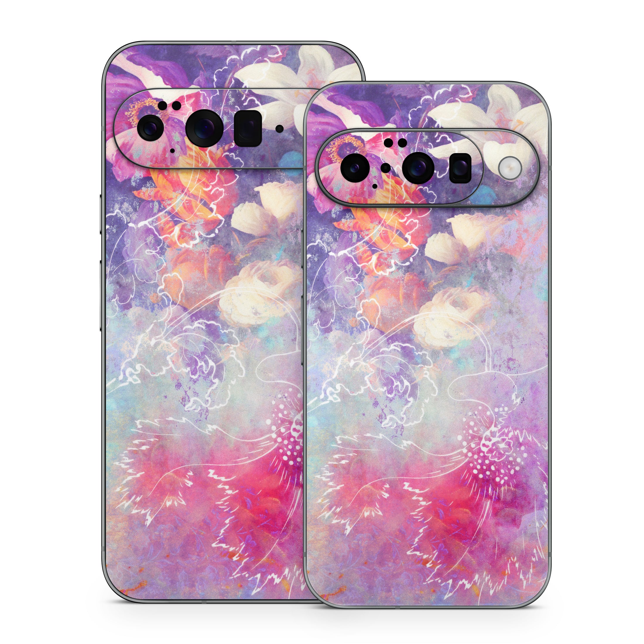 Sketch Flowers Lily - Google Pixel 10 Skin