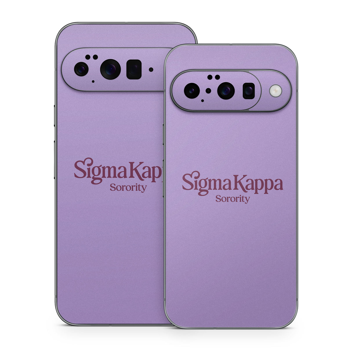 Sigma Kappa Sorority Logo Mary Maroon on Legacy Lavender - Google Pixel 10 Skin