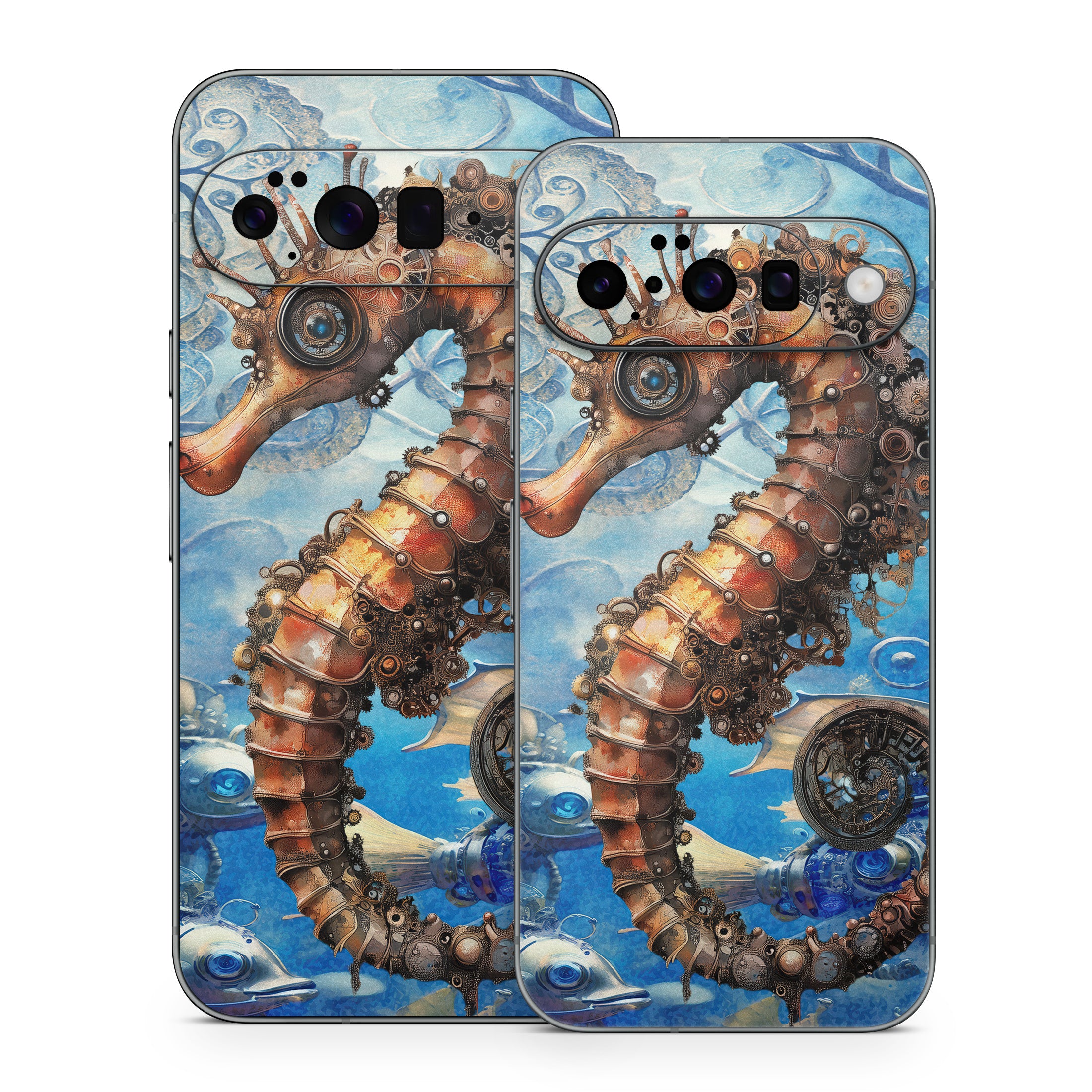 Steampunk Seahorse - Google Pixel 10 Skin