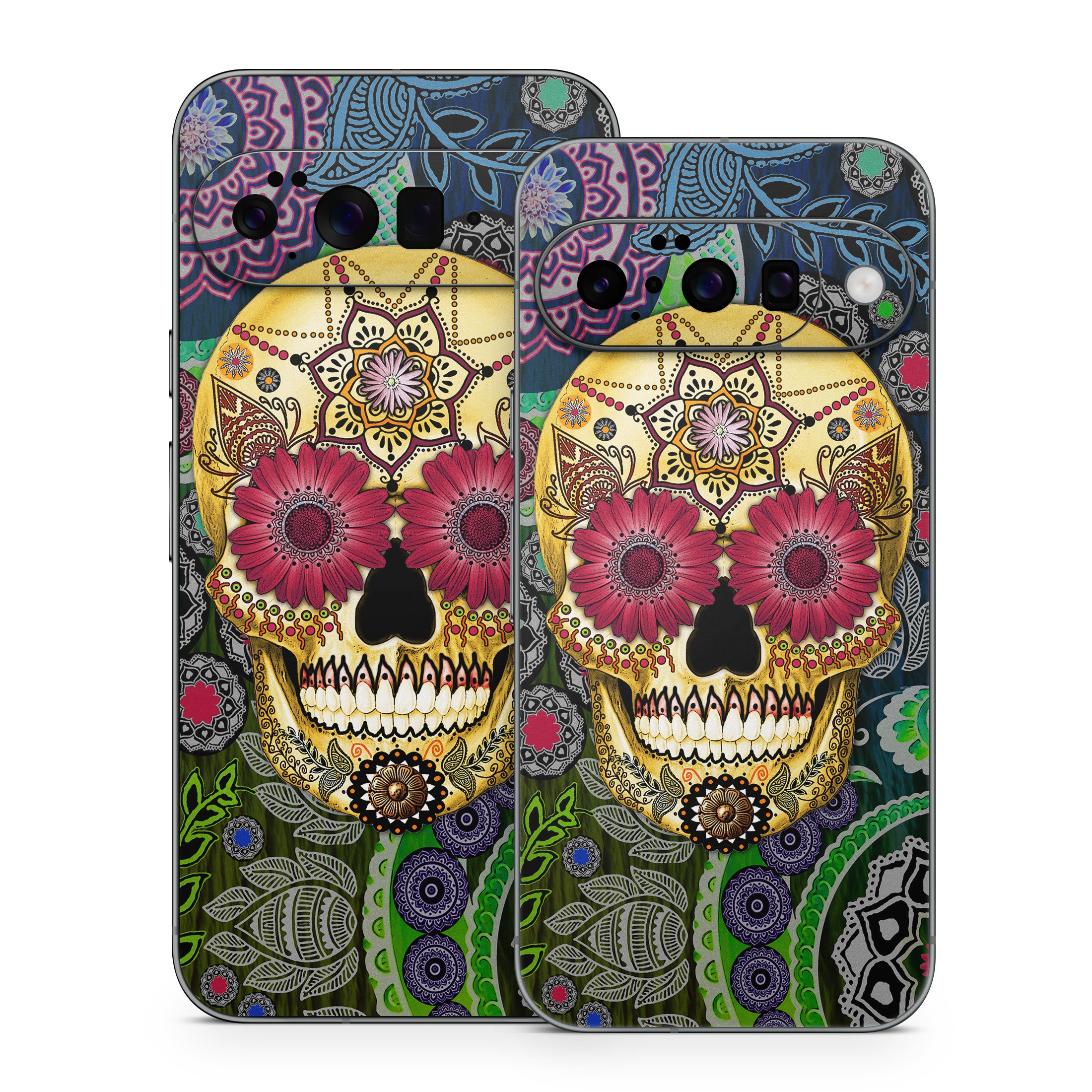 Sugar Skull Paisley - Google Pixel 10 Skin