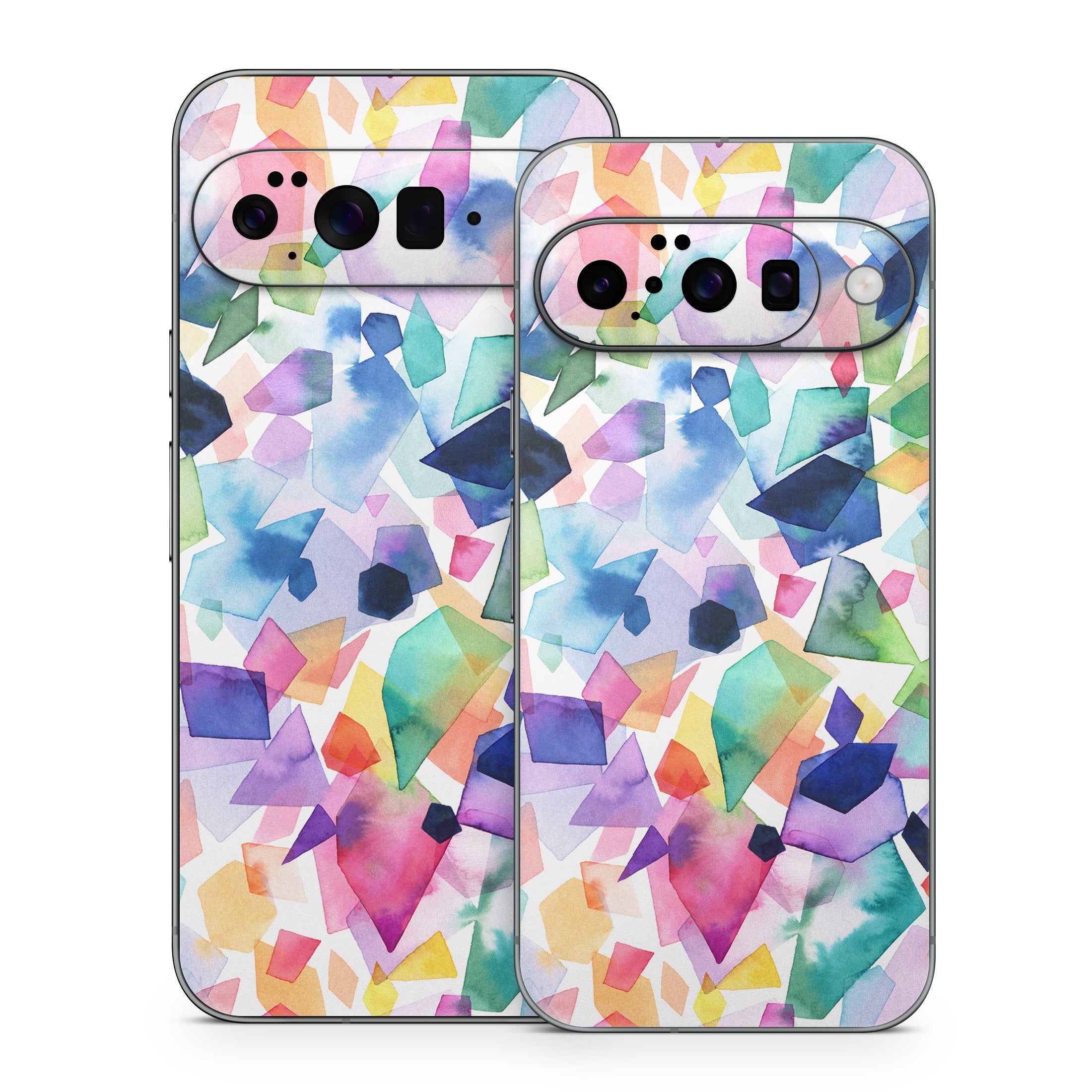Watercolor Crystals and Gems - Google Pixel 10 Skin