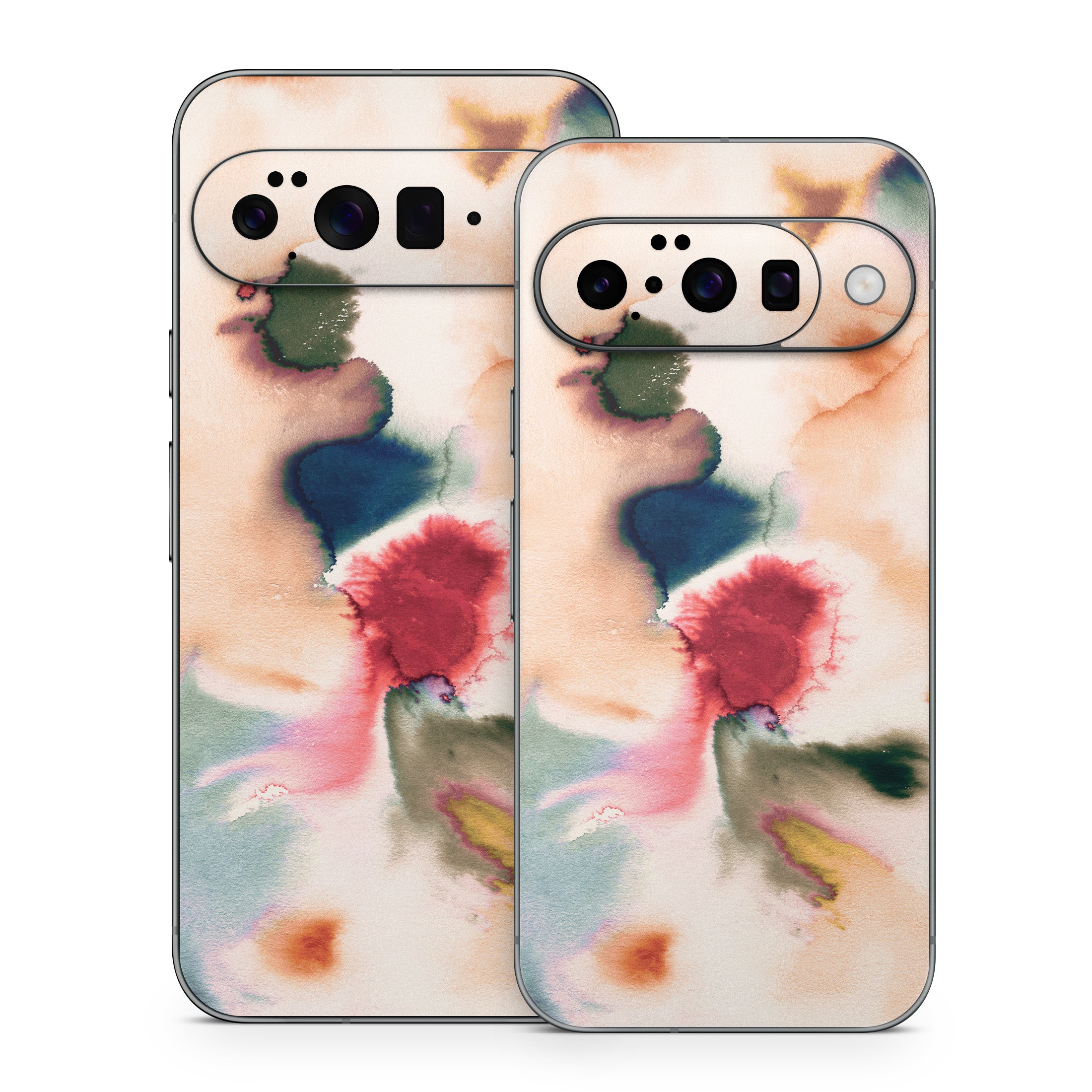 Abstract Watercolor Mineral - Google Pixel 10 Skin