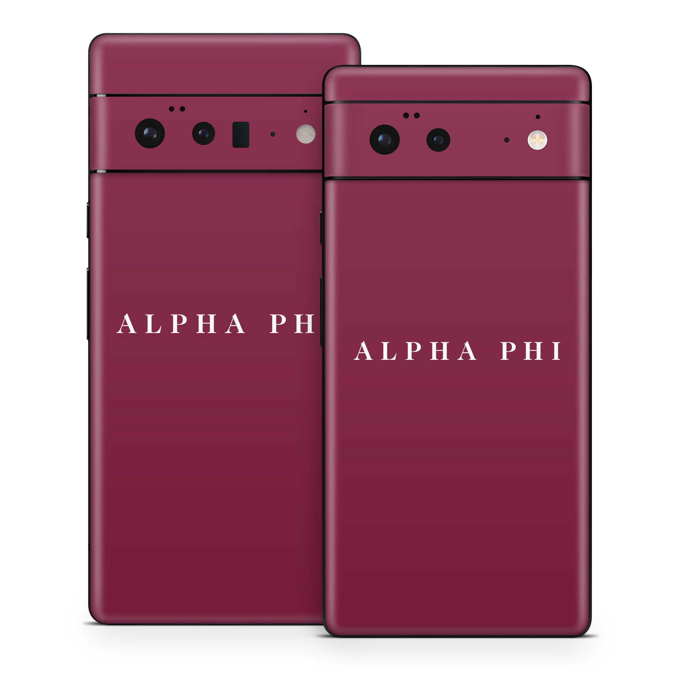Alpha Phi Wordmark Bordeaux - Google Pixel 6 Skin