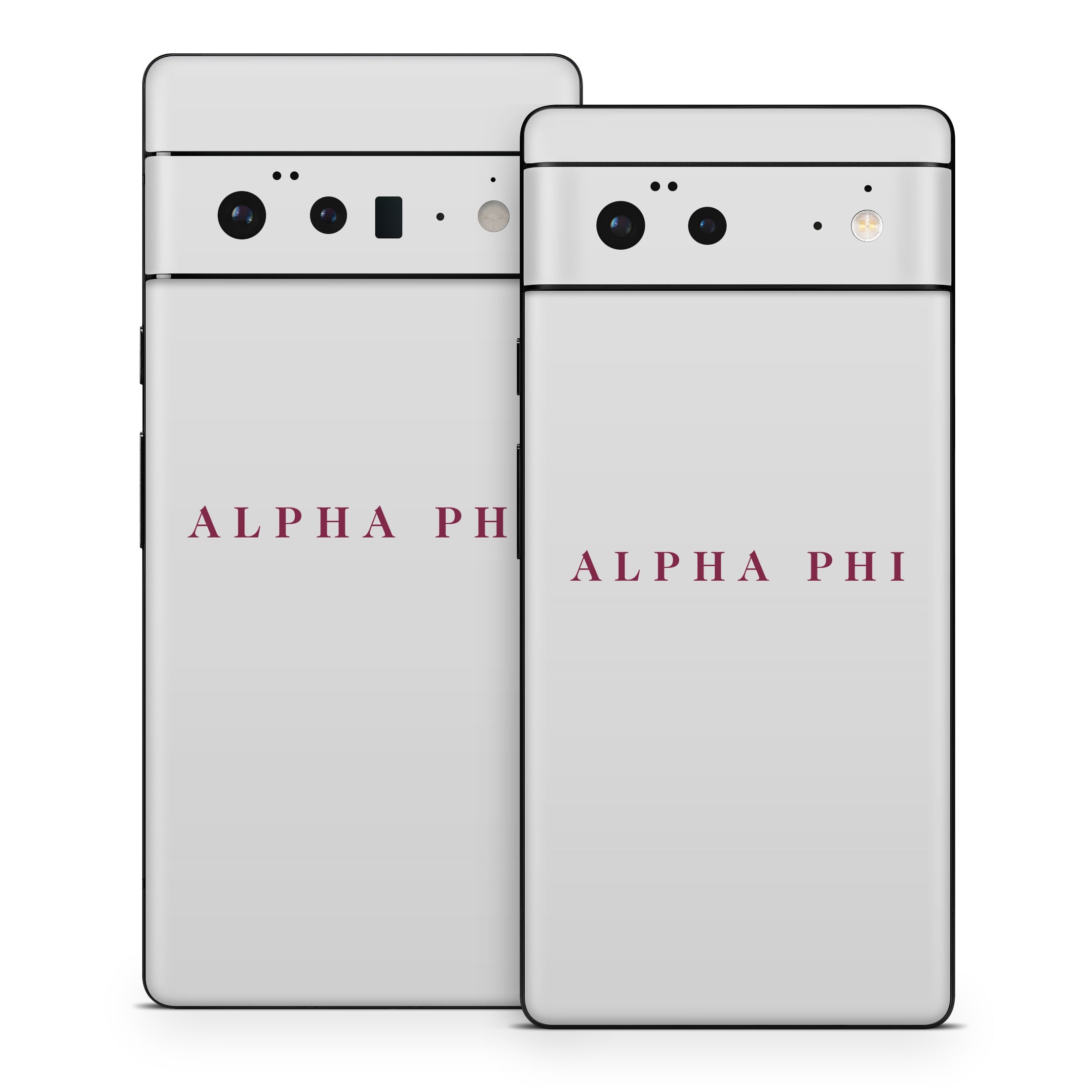Alpha Phi Wordmark Silver - Google Pixel 6 Skin